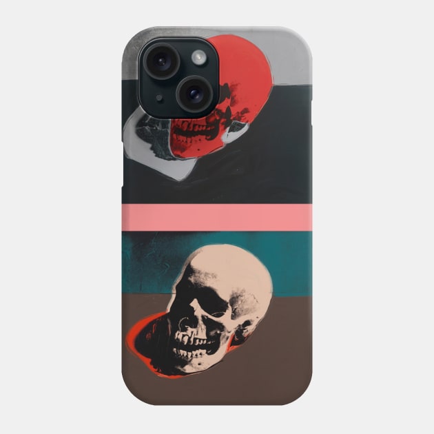 Andy Warhol Skull Art Phone Case by thecolddots