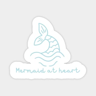 Mermaid club quote cute ocean graphic Magnet