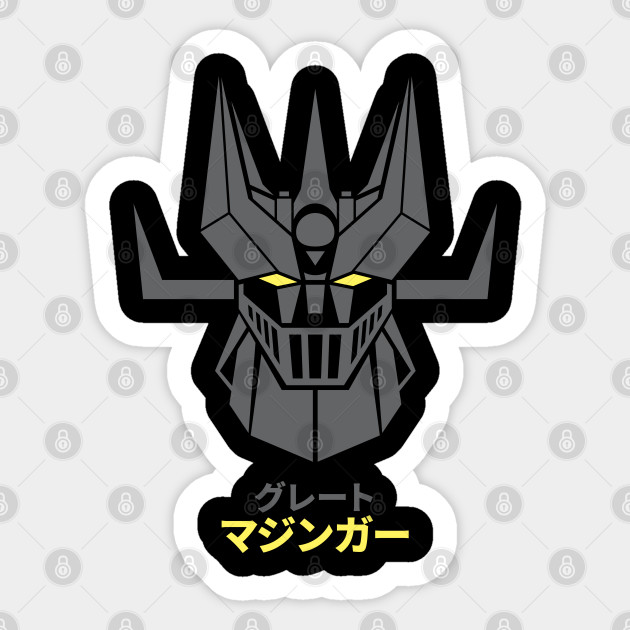 Wallpaper Great Mazinger Gray Mazinger Sticker Teepublic Uk For iPhone