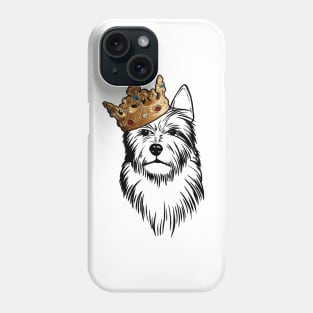 Australian Terrier Dog King Queen Wearing Crown Phone Case
