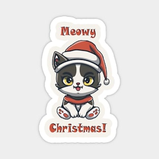 Meowy Christmas! Magnet