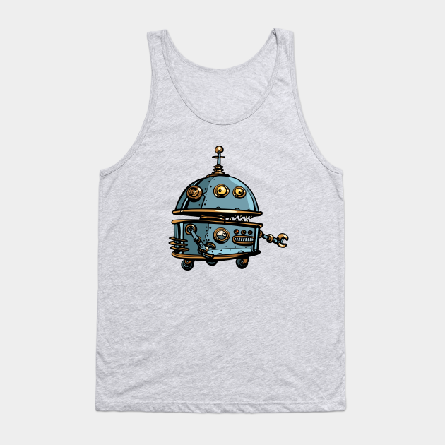 Rolling Robot Cartoon Design for Robotics Builders - Robot - Tank Top | TeePublic Rolling Robot Cartoon Design for Robotics Builders - Robot - Tank Top | TeePublic