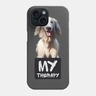 Just My Emotional Support Borzoi Phone Case