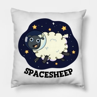 Space Sheep Cute Astronaut Space Sheep Puns Pillow