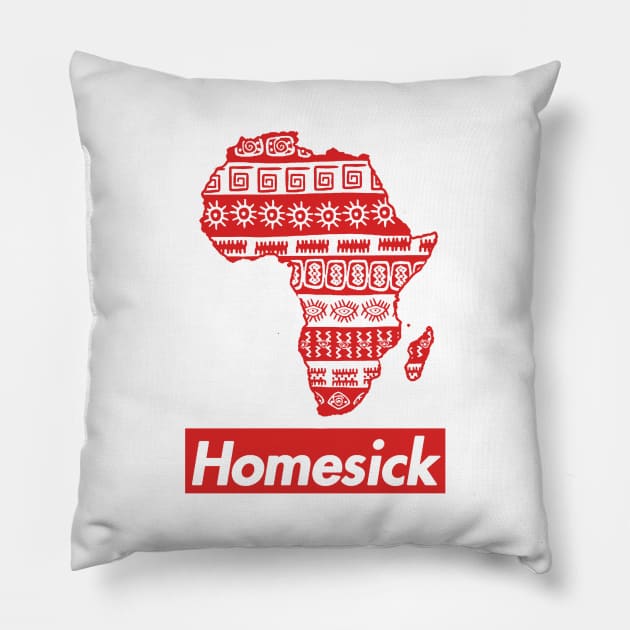 Homesick for Africa 2.0 Pillow by SenecaReads