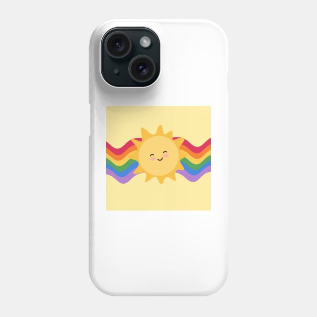 Radiate Positivity cute smile Phone Case by chandelier2137