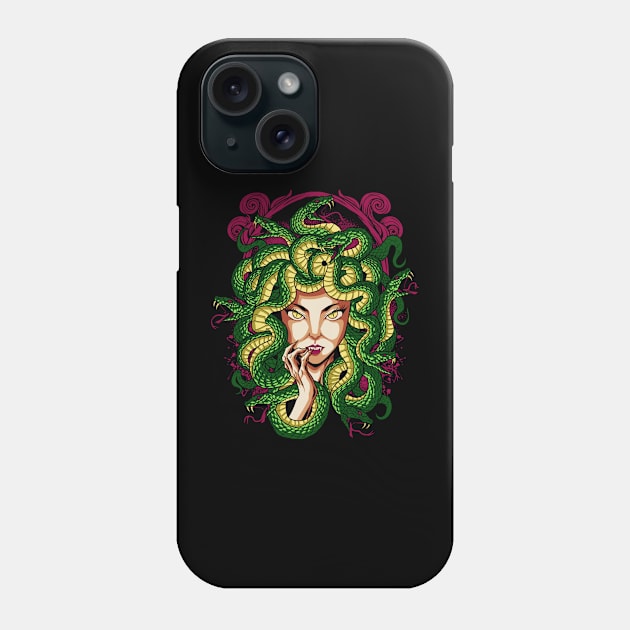 Gorgon Medusa Phone Case by JONHD