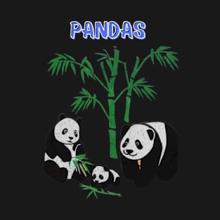 Panda Bear Family T-Shirt