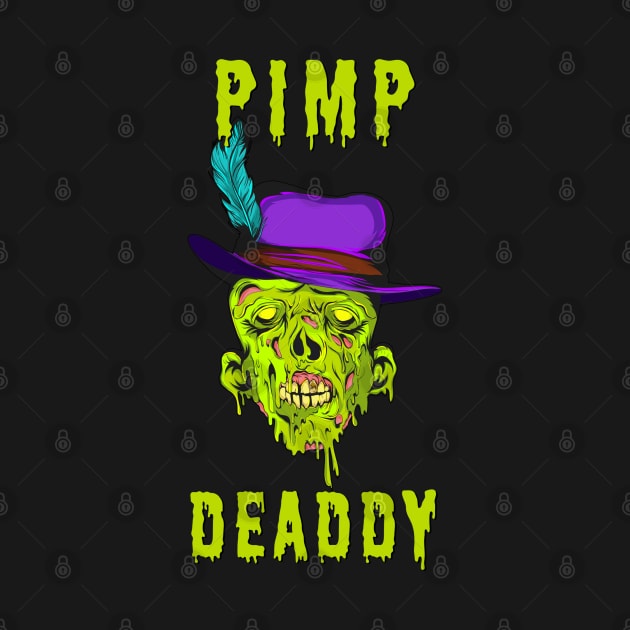 Funny Zombie Pimp by MedleyDesigns67