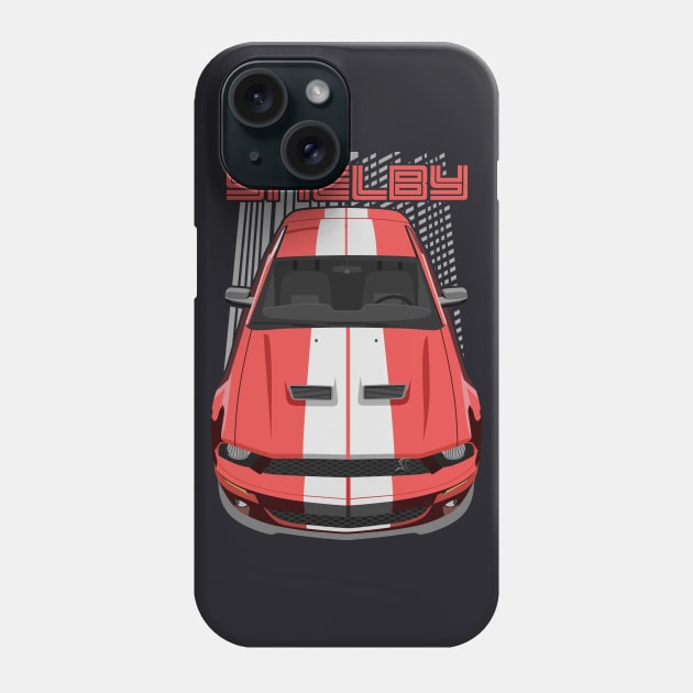 Mustang Shelby GT500 2007-2009-red Phone Case by V8social