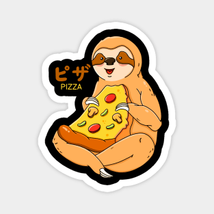 Sloth Pizza Magnet