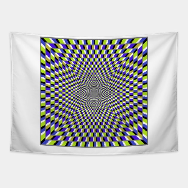 Optical #Art: Moving #Pattern #Illusion - #OpArt Tapestry by rastyrcom