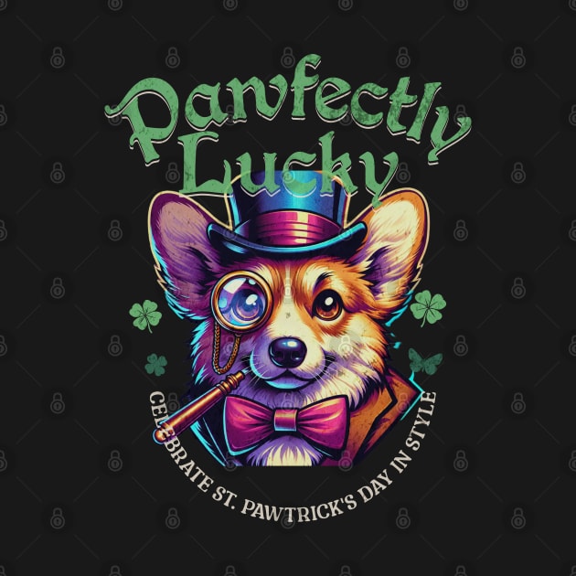 Pawfectly Lucky, Dog, Monocle by CloudEagleson