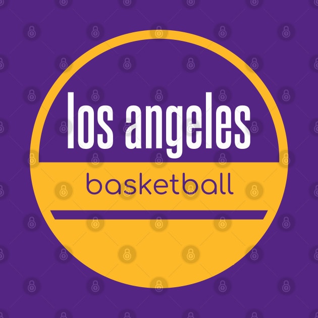 los angeles lakers basketball by BVHstudio