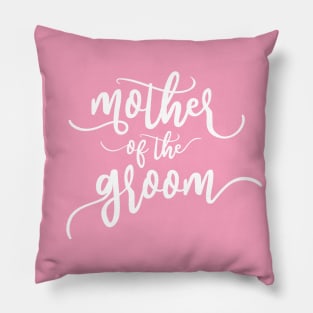 Simple Mother of the Groom Wedding Calligraphy Pillow