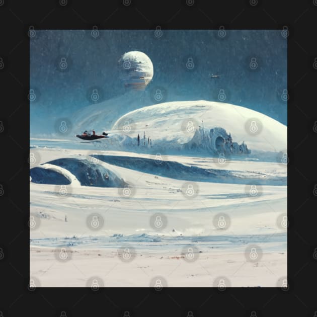 Snowy planet by SJG-digital