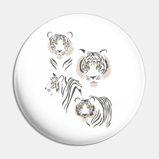 Tigers in Green Pin