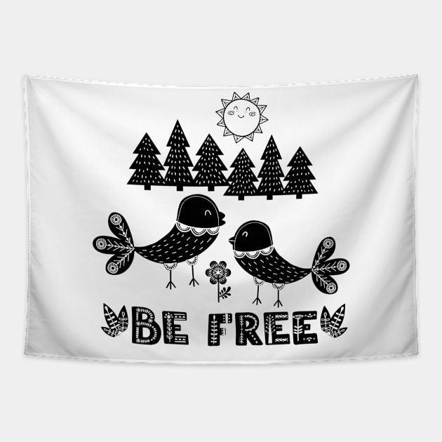 Be Free Tapestry by LittleBunnySunshine