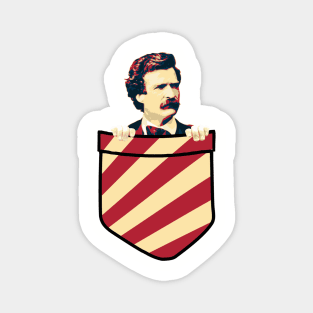 Mark Twain In My Pocket Magnet