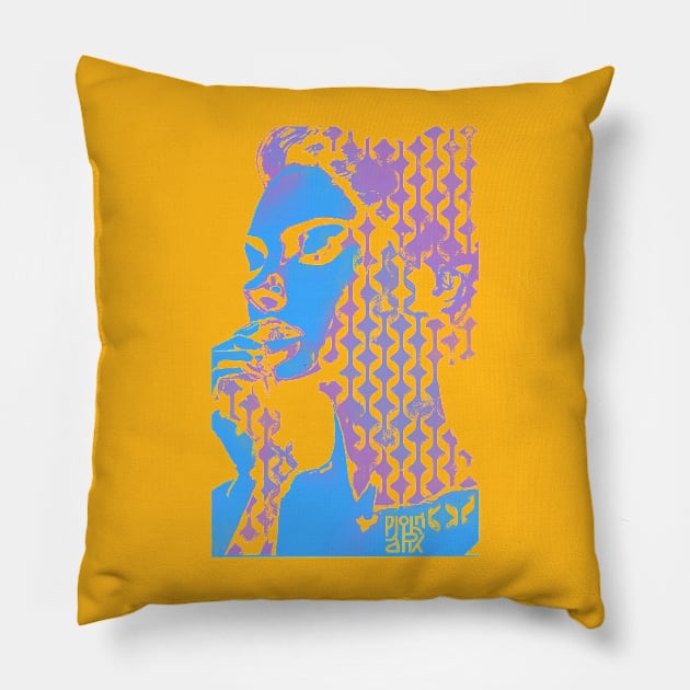 Faded V2 Pillow by JohnParkArt