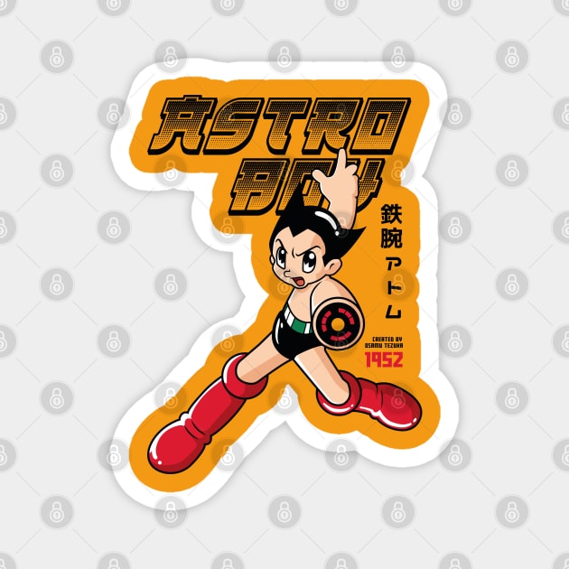 Astroboy - atom project Magnet by Playground