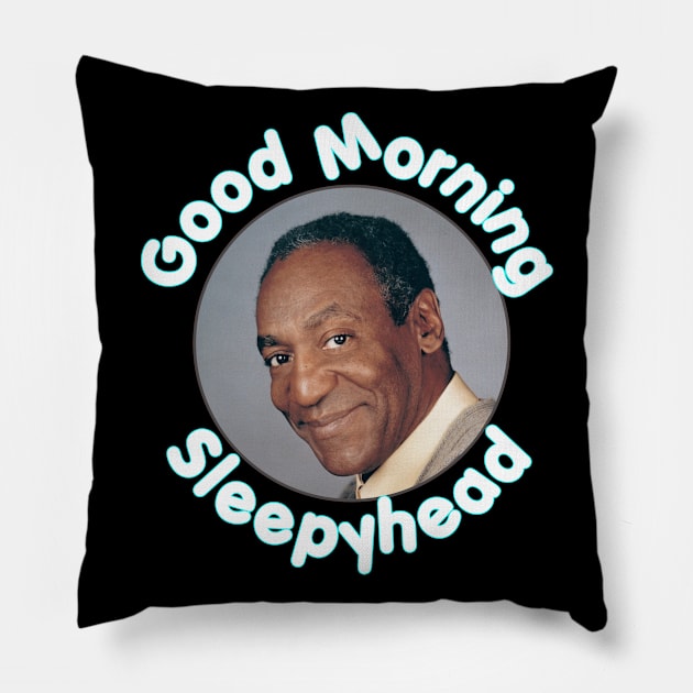 Good Morning Sleepyhead Pillow by RainingSpiders