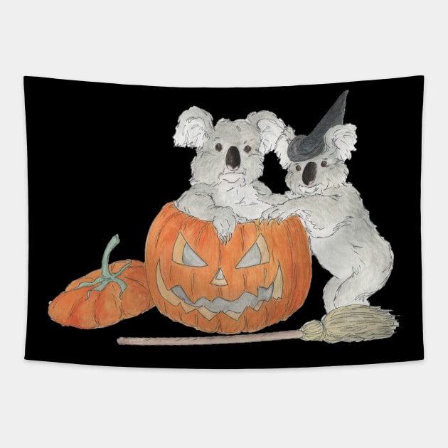 Halloween Koala Tapestry by AussieLogic