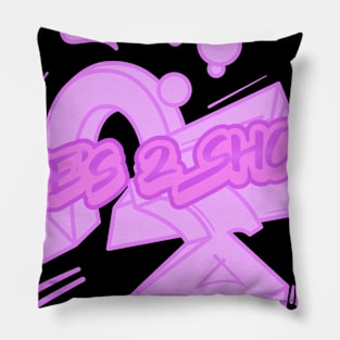 Bubble gum graffiti Pillow