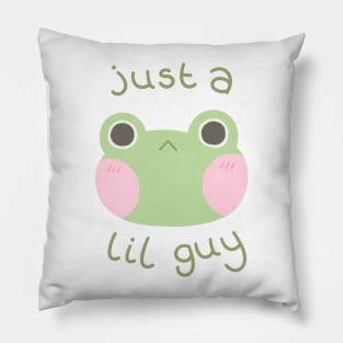 Just a Lil Guy Frog Pillow