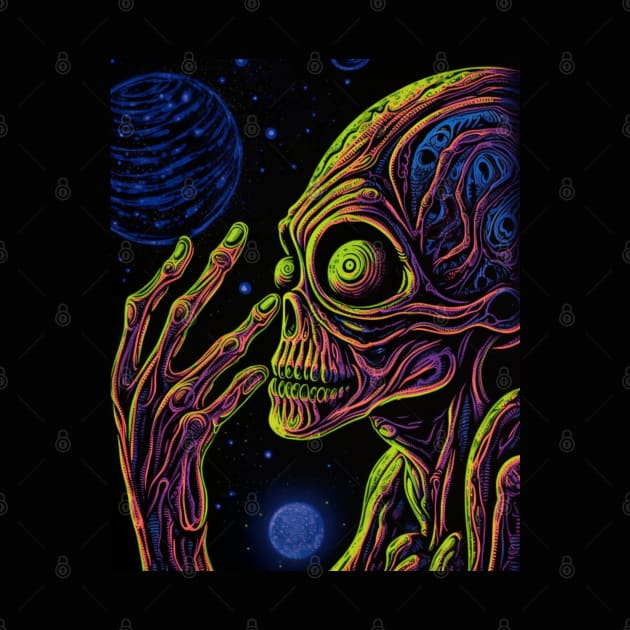 Bug Eye Alien by Time Travelers Nostalgia