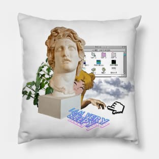 Sneaky Sailor Moon Vaporwave aesthetics Pillow