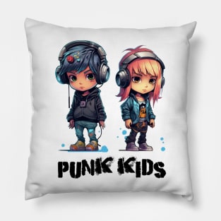 Punk kids Pillow