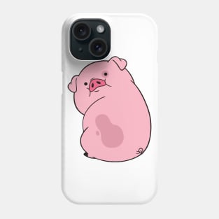 Waddles Pig Cartoon Turn back Phone Case