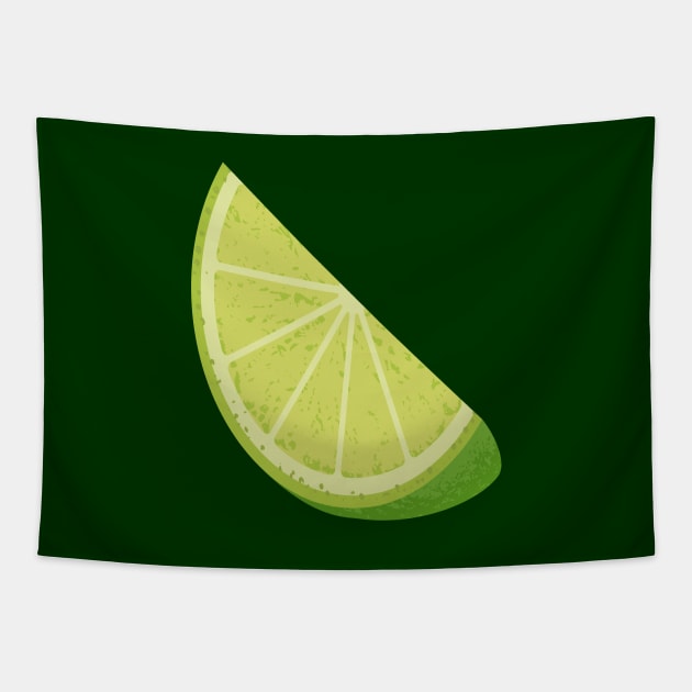 Lime Slice Tapestry by sifis