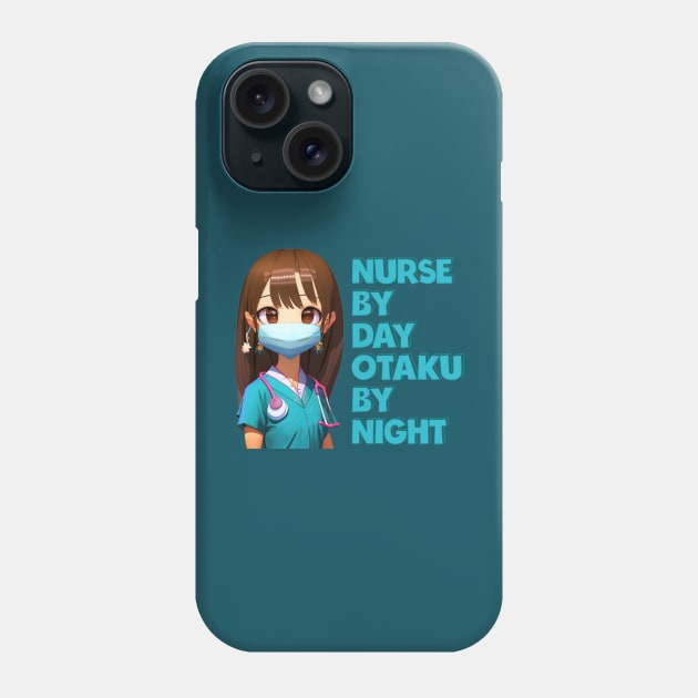 Nurse by day otaku by night Phone Case by Irene Koh Studio