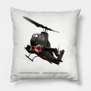 AH-1S Huey Cobra no background Pillow