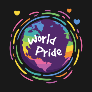 World Pride t-shirt Gay Pride Month Shirt Tee Gift T-Shirt