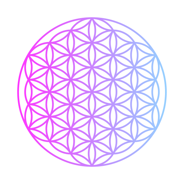 Flower of Life (Epic Classic Design) by Super Sacred Miracle Shirts