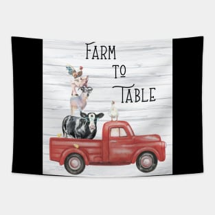 Farm Animal Family B2 Tapestry