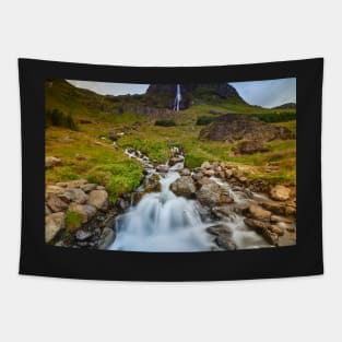 Bjarnarfoss waterfall, Iceland Tapestry