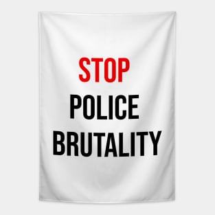 Stop police brutality Tapestry