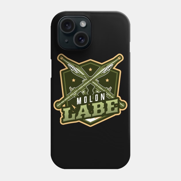 Crossed Bazooka Guns Phone Case by Mega Tee Store