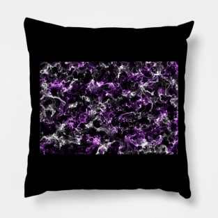 Purple an white nebula Pillow