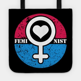 Feminist Gender Heart Art Design Gift Idea Tote