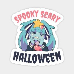 Spooky Scary Hallwoeen Magnet