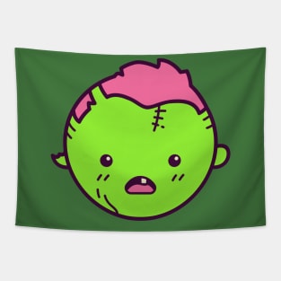 Cute Kawaii Zombie Kid Cartoon Tapestry