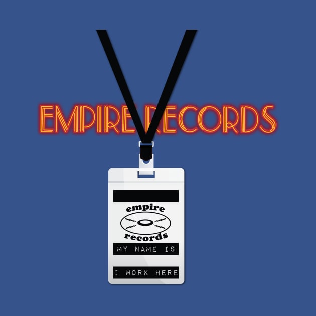 Empire Records Employee Badge - Blank by 3 Guys and a Flick