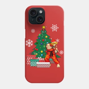 Ken Masters Around The Christmas Tree Street Fighter Phone Case