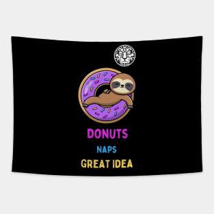 Jinrai: Donuts and Naps Tapestry