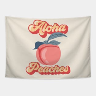 Aloha Peaches Tapestry